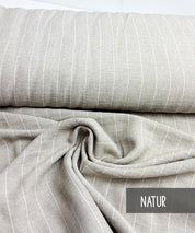 Leinen Scandi Stripes natur leni pepunkt