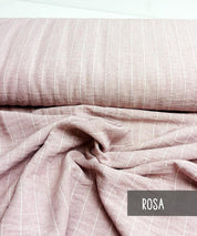 Leinen Scandi Stripes rosa leni pepunkt
