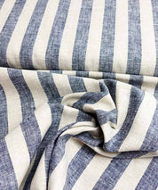 Leinen Sommerstreifen blau 3 leni pepunkt