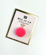 Taschenanhänger | Mini Pompon | Mix it up | 12 mm | Neonpink
