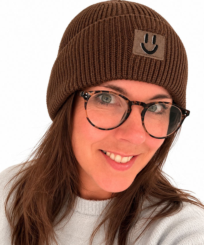 Mütze mit Smileypatch | 7 Farben