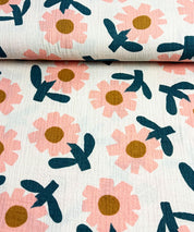 Musselin Daisy rosa 4 leni pepunkt