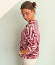 Musselinbluse Streifen Teaser 2