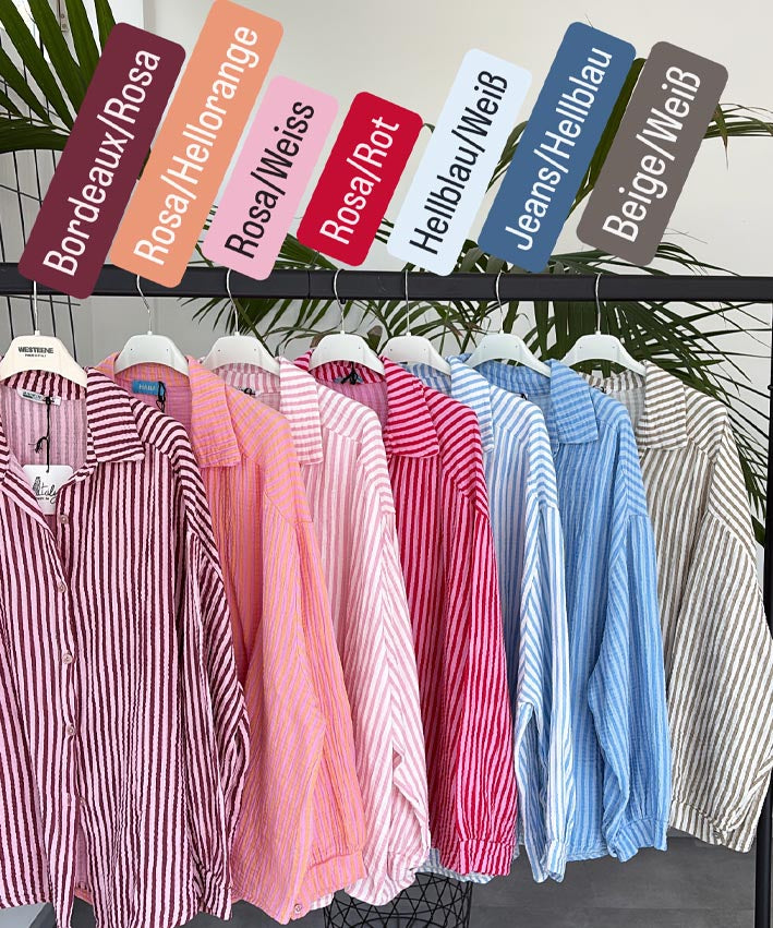 Musselinbluse Streifen Teaser 4