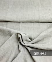 NEWMusselin beige-grau leni pepunkt