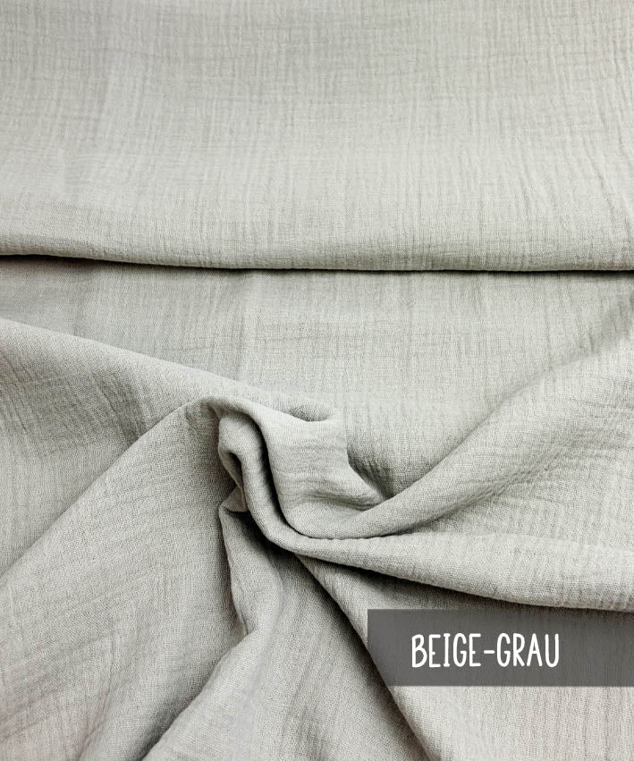 NEWMusselin beige-grau leni pepunkt