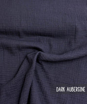 NEWMusselin dark aubergine leni pepunkt