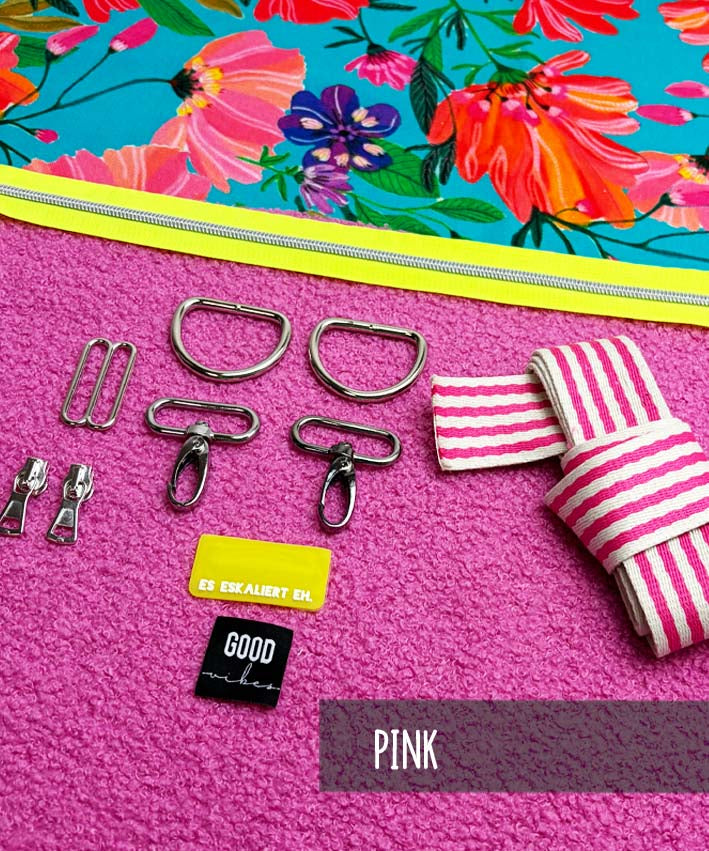 NP101 CUBEbag Teddy Boucle Pink 1