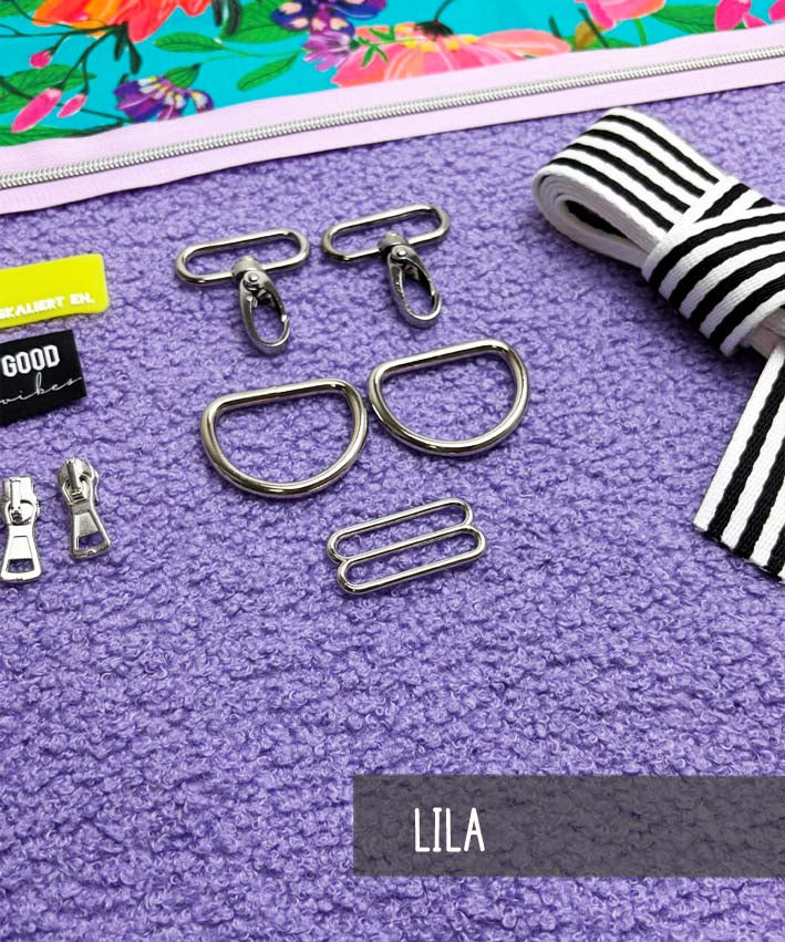 NP101 CUBEbag  Teddy Boucle Lila 1