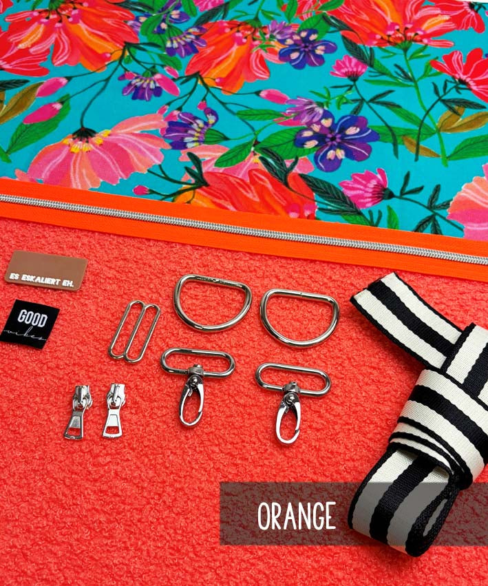 NP101 CUBEbag  Teddy Boucle orange 1