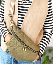 NP602 Crossbody Stepper Oliv  leni pepunkt 3