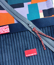 NP727 SUNSET Cord grau leni pepunkt 1a