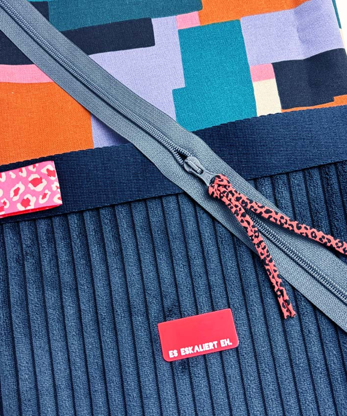 NP727 SUNSET Cord grau leni pepunkt 1a