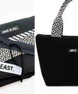 Nähpaket SUNSET.totebag | Softshell Schwarz | NP728