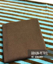 Nicky Velours braun-petrol 4 leni pepunkt