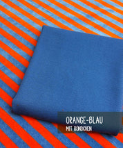 Nicky Velours orange-blau 2 leni pepunkt