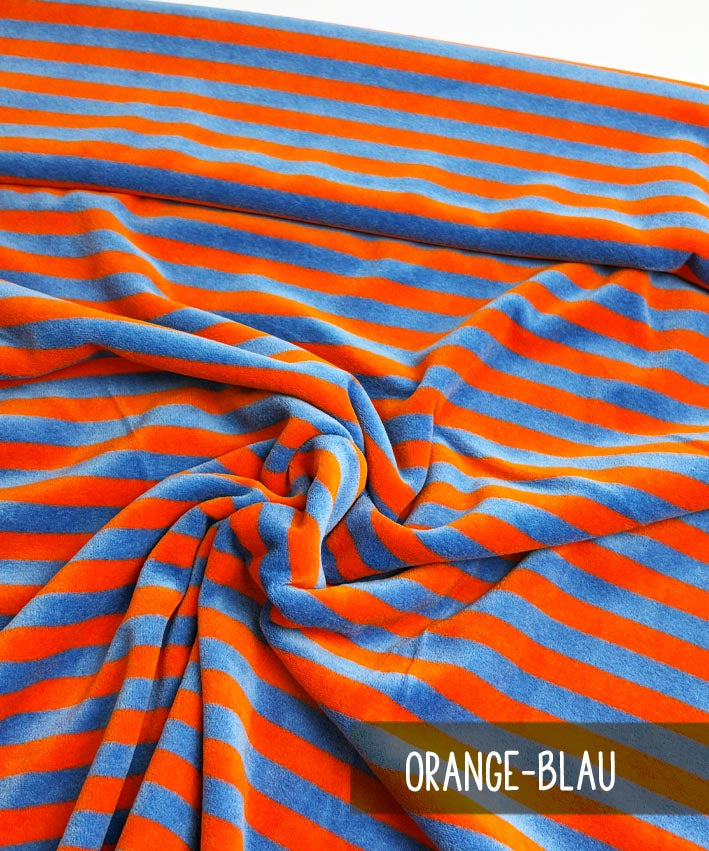Nicky Velours orange-blau leni pepunkt