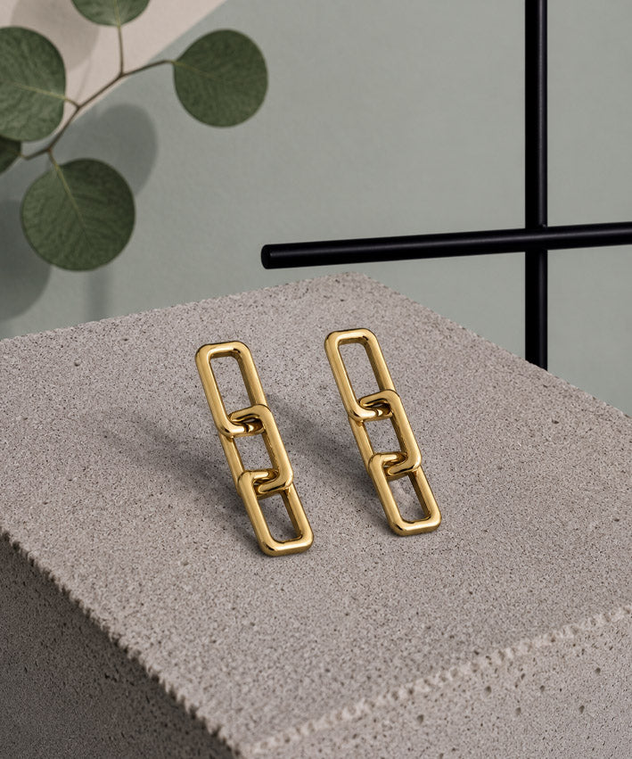 Ohrstecker 3er gold