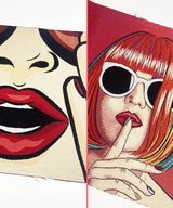 1 Stck. PANEL | Gobelin | POP ART | 2 Designs