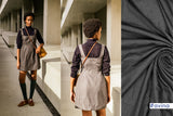 Fibre Mood | Woven Regular Washed Denim | Dark Grey