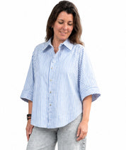 Raglanbluse blau_weiss Teaser 1