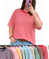 READYtoWEAR | Frenchterry Shirt | RINGEL inkl. 1 Wort-Plot nach Wahl