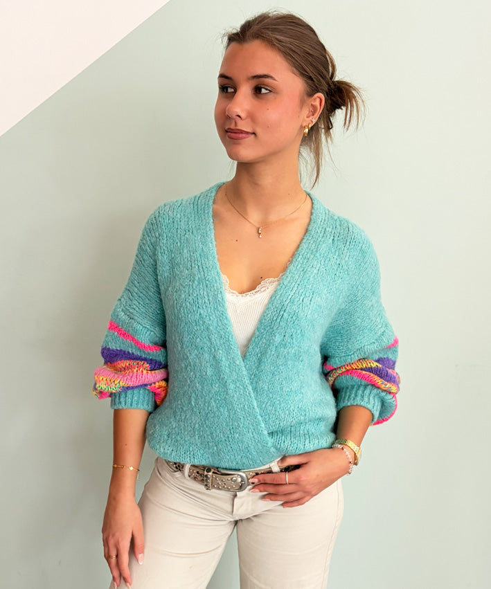 Ringelstrickjacke rmel Teaser 1