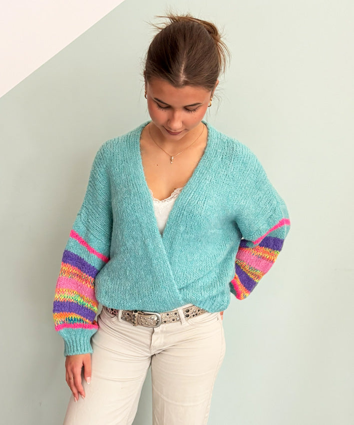 Ringelstrickjacke rmel Teaser 2