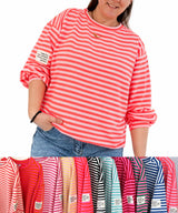 READYtoWEAR | Striped SWEATER Size S/M + L/XL | 11 Colors