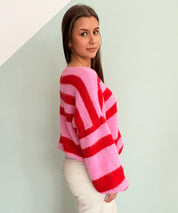 Strickjacke Ringel breit unregelmssig Teaser 2