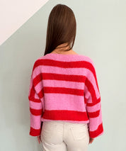 Strickjacke Ringel breit unregelmssig Teaser 3