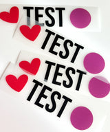 Bügelbild zum Testen | TEST