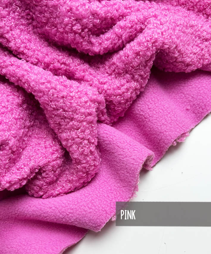 Teddy Fleece Boucle 7 Farben Teaser 9
