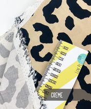 Viskose Ilja Leopard creme 2
