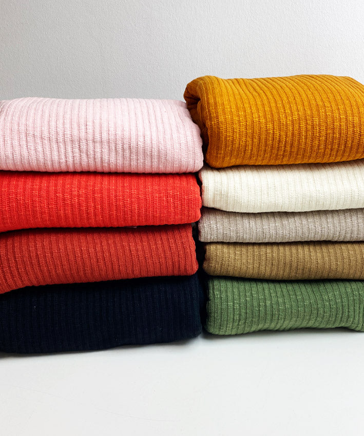Viskosestrick | Ripp | 8 Farben