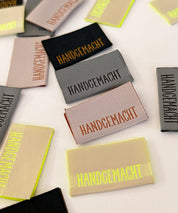 Webetikett 3x2 cm HANDGEMACHT 4 Fbn Teaser 2
