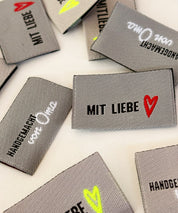 Webetikett 3x2 cm handgemacht von Oma_Herz 2 Fbn Teaser 1