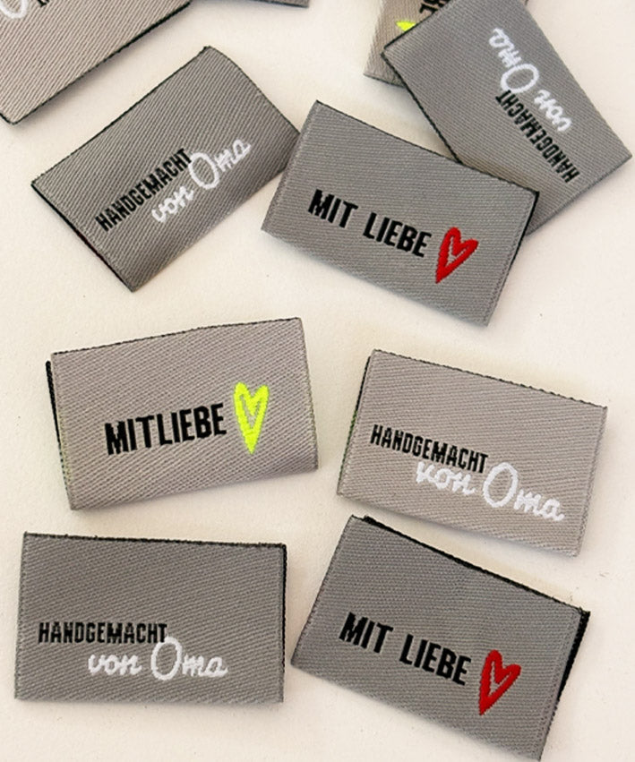 Webetikett 3x2 cm handgemacht von Oma_Herz 2 Fbn Teaser 4