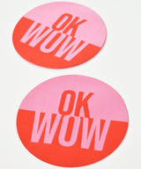 XL Patch | OK WOW | Rund 70 mm