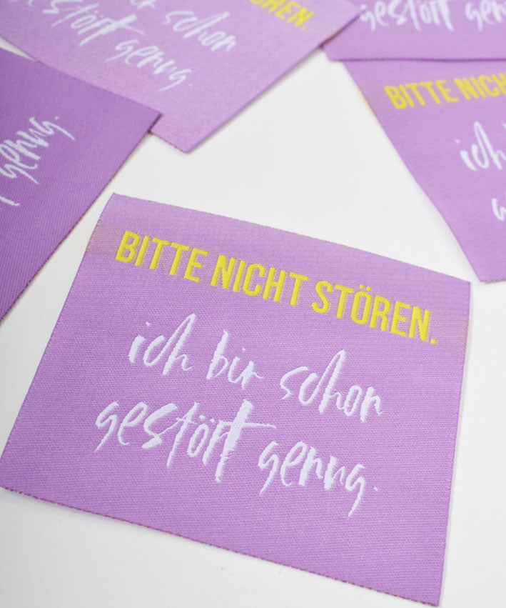 XL Patch leni pepunkt - Bitte nicht stren