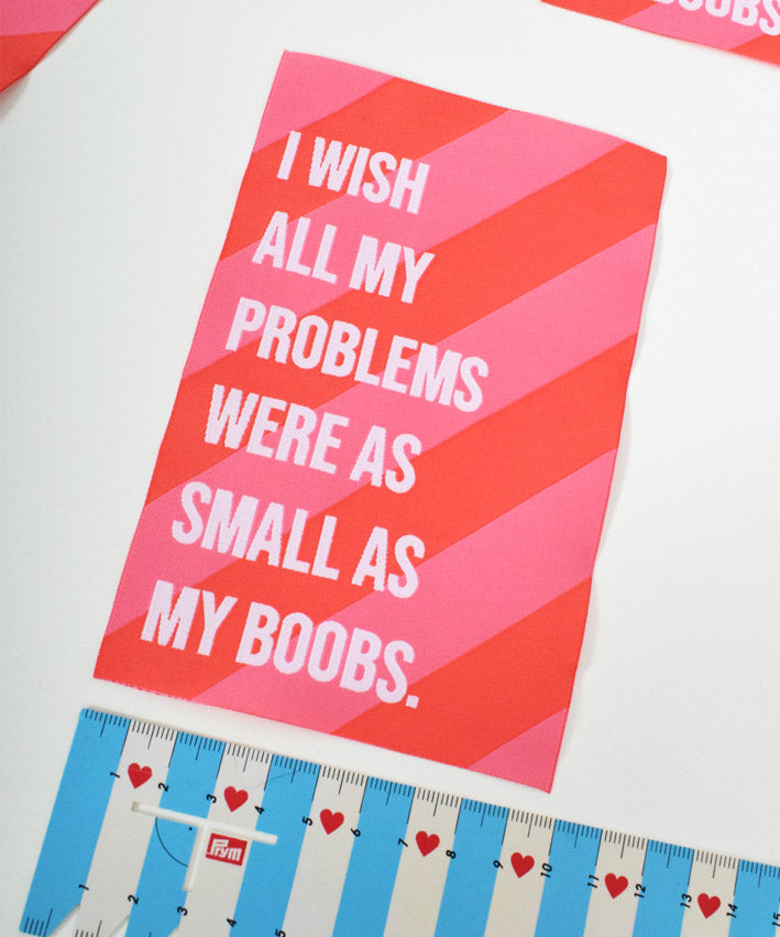 XL Patch leni pepunkt - I wish all my problems - Kopie