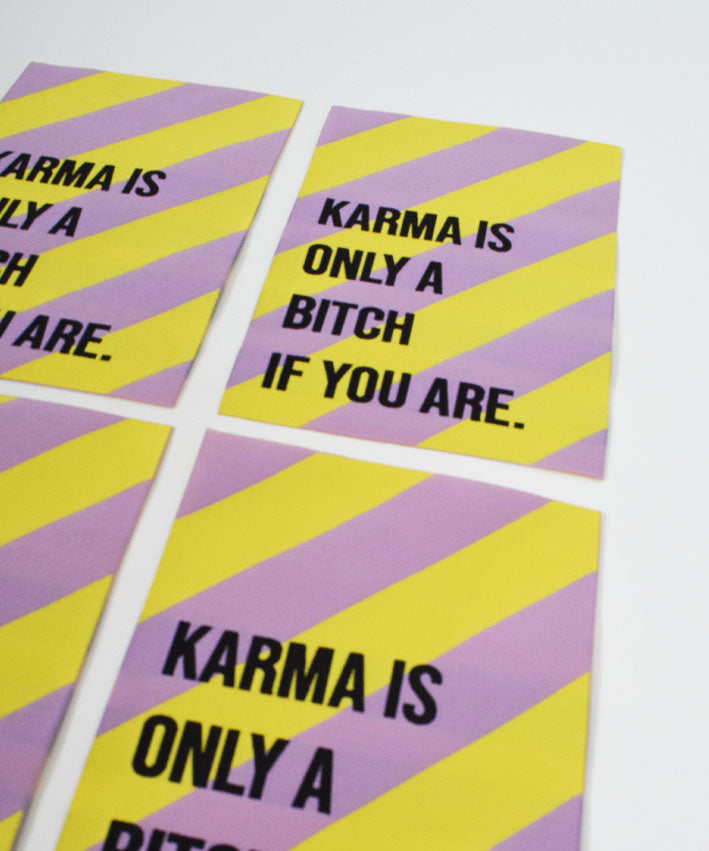 XL Patch leni pepunkt - Karma is only 1 - Kopie