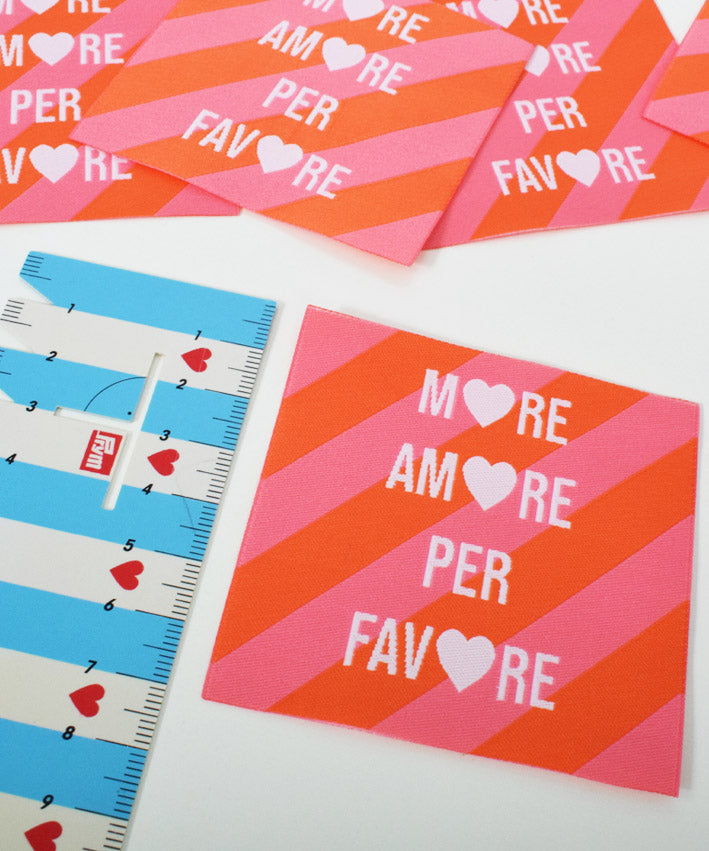 XL Patch leni pepunkt - MORE AMORE PER FAVORE - Kopie