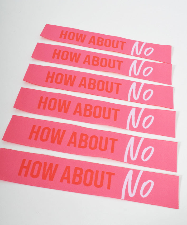 XL Patch leni pepunkt - how about NO - Kopie