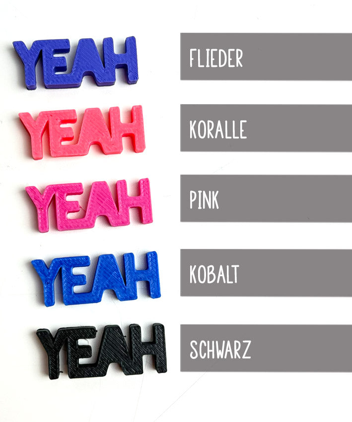 YEAH 3D Druck Knopf Teaser 2