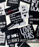 Black & White | Patch bundle #1 | XL Patch | SET
