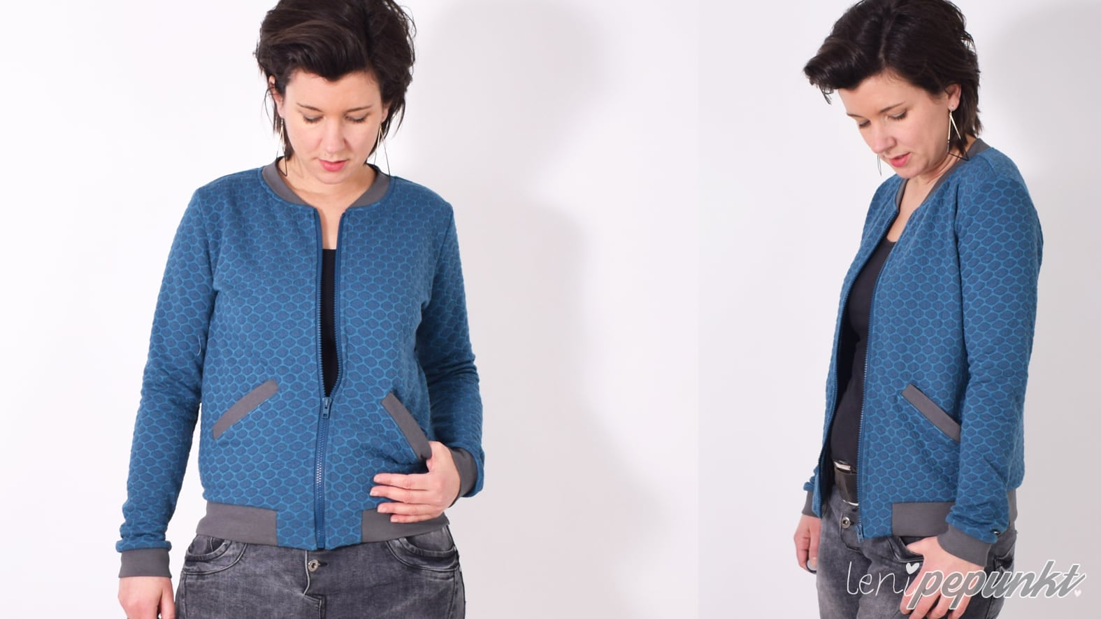 collage-blousonjacke-jaquard_petrol-schnittmuster-leni-pepunkt