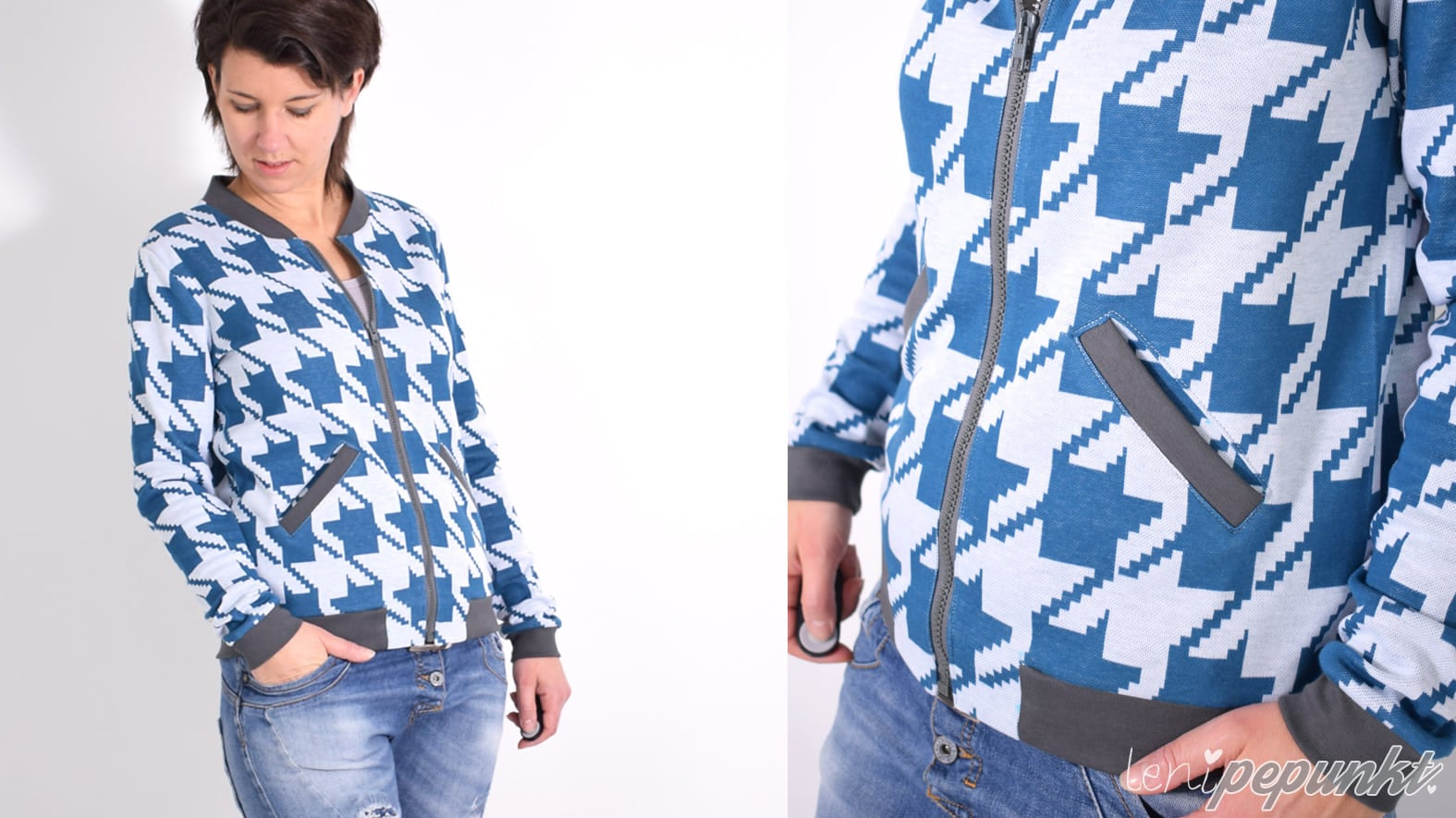 collage-blousonjacke-petrol_weiss-schnittmuster-leni-pepunkt