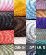 Cord | Wide Wale Corduroy | Solid | BIGbag | 15 Colors