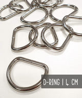 D-ring | 40 mm | silver